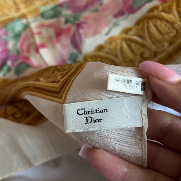 CHRISTIAN DIOR Silk Scarf - Picture 6 of 7